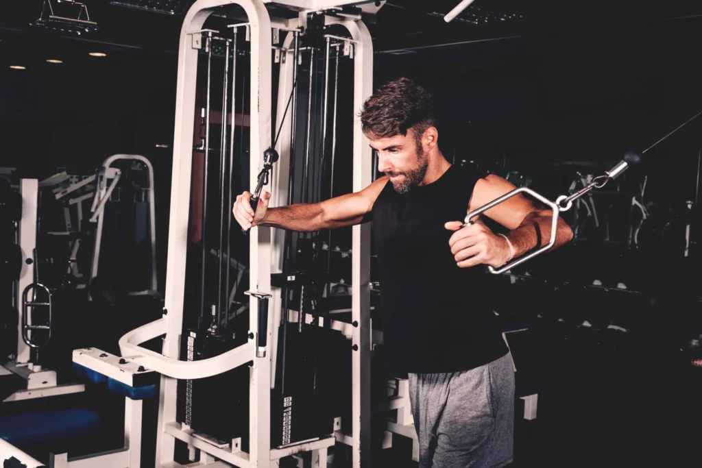 cable rear delt fly